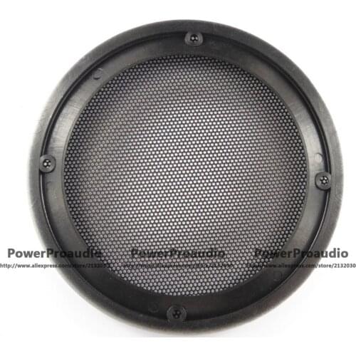 2 pcs 5 inch SUBWOOFER Car speakers COVERS WAFFLE DIY MESH GRILLS Black Color