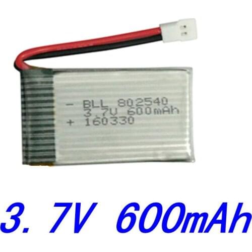 3.7V 600mAh Battery Syma X5 X5C X5C-1 X5S X5SW X5SC V931 H5C CX-30 CX-30W X5C SS40 FQ36 T32 T5W H42 CW4 Battery