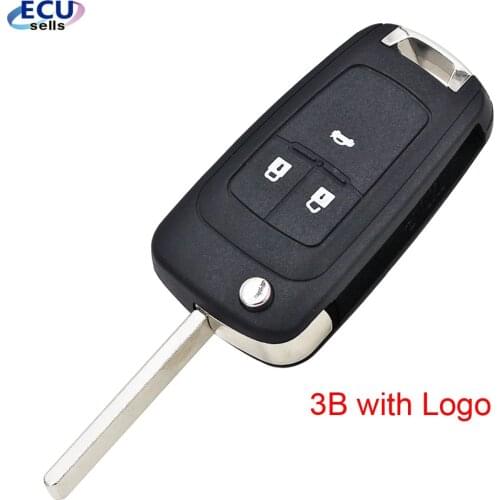 Promotion ! NEW Replacement 3B Key Shell for OPEL VAUXHALL Insignia Astra Flip Remote Key Case with Logo