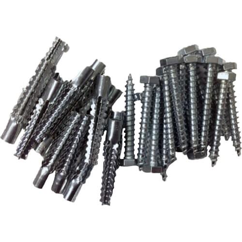 Alpha Dübelci Aerated Concrete Metal 8 mm and 8x60mm Trifon Screw Steel Dowel 25 Pcs