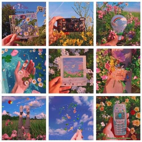 5D DIY Diamond Painting Landscape Pictures of Rhinestones Diamond Embroidery Nordic Style Scenery Diamond Mosaic Handmade Crafts