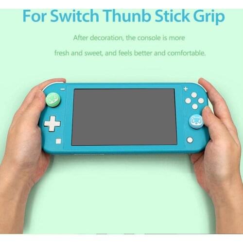 For Nintend Switch Lite For JoyCon Controller Sticks Cap Skin For Joy-Con Grip Joystick Cover Animal Cute Thumb Grips Caps