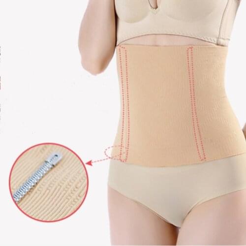 Women Seamless Postpartum Body Sculpting Waist Trainer Binders Shapers Modeling Strap Corset Slimming Belt Underwear