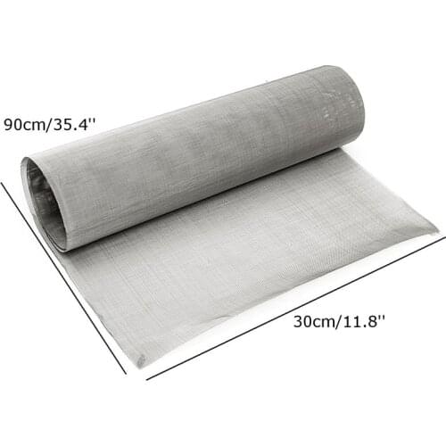 Stainless Steel Woven Wire Filter 100 Mesh Woven Wire Sheet Cloth Screen Filter Sheet 30 x 90cm For Home Tool