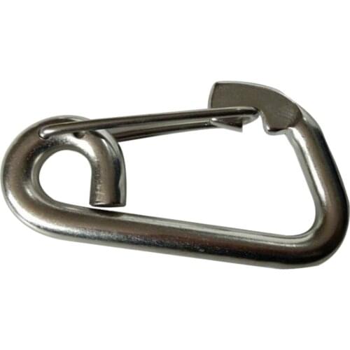 MagiDeal 2pcs New Boat 304 Stainless Steel Spring Snap Hooks (6x60mm+8x80mm)