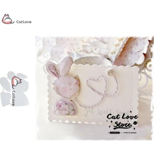 Rabbit Animal Metal Cutting Dies Stencils For DIY Scrapbooking Paper Card Decorative Craft Dies Embossing Die Cuts New 2019