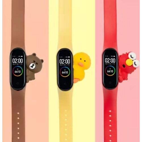 Cartoon bracelet For Xiaomi Mi Band 5 6 strap MiBand 5 miband 4 smartwatch remix wristband for correa mi band 3 4 5 6 watchband