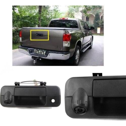 Tailgate Handle Rear View Reversing Back Up Camera For 2007-2014 Toyota Tundra