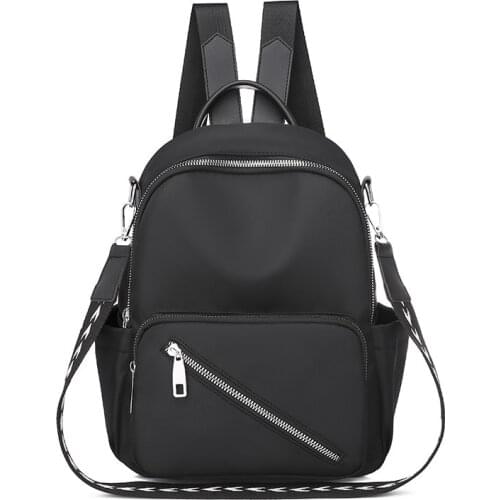 2021 New Women Oxford Backpack Fashion Ladies Travel Small Backpack College Style School Bag