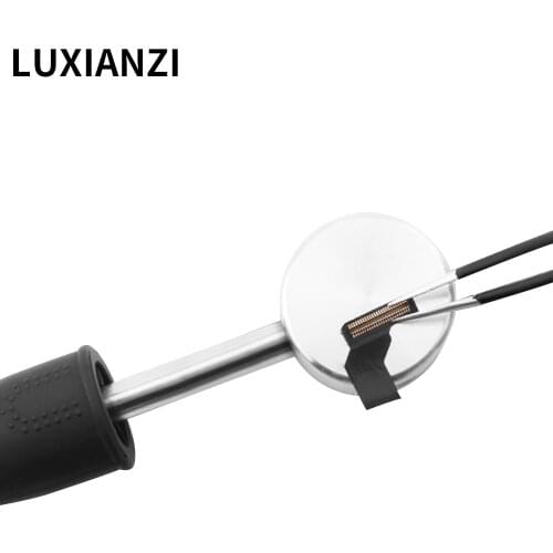 LUXIANZI Removable Desoldering Electric Solder Iron Aluminum Alloy For T12 936 Miniature Universal Heating table Welding Tools