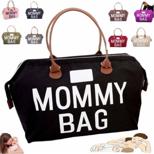 Mommy Bag Large Capacity Mom Diaper Baby Stroller Bag Multifunction Women Shoulder Handbag Travel Diaper Bags For Baby Care VİP
