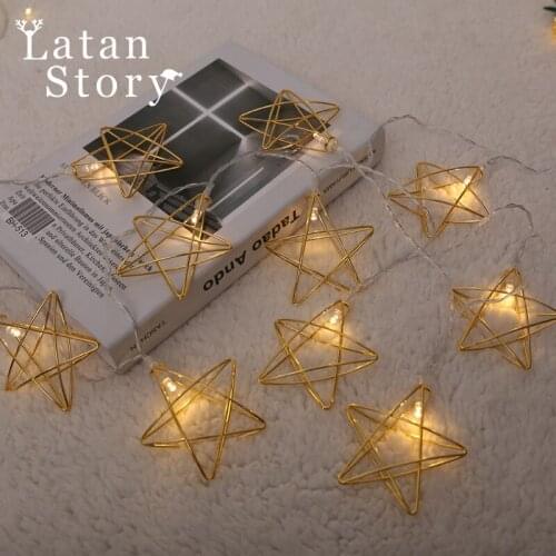 Led small color lights flashing lights string lights all over the sky star lights christmas snowflake decorative lights room