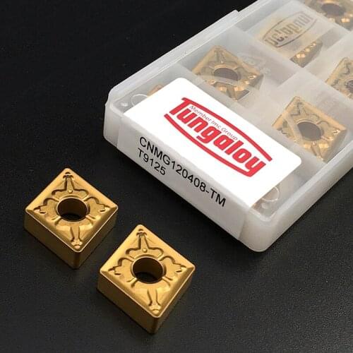10pcs CNMG120408 TM T9125 High Quality Carbide Inserts External Turning Tool Hard Alloy CNMG 120408 CNC Lathe Tools For Steel