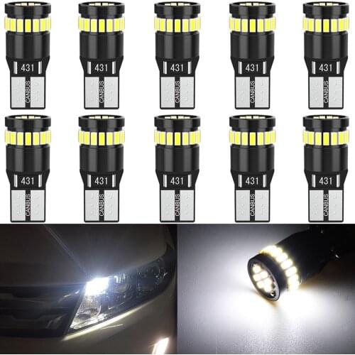 10x T10 Led W5W Car Interior LED Bulb Canbus For Saab 9-3 9-5 9000 95 42250 42252 9-2x 9-3x 9-4x 9-7x 900 Dodge Ram 1500 Journey