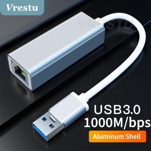 USB 3.0 2.0 to RJ 45 Network Card Ethernet Adapter USB LAN Internet Cable Convertor for MacBook TV Monitor Mi Box 1000Mbps RJ45