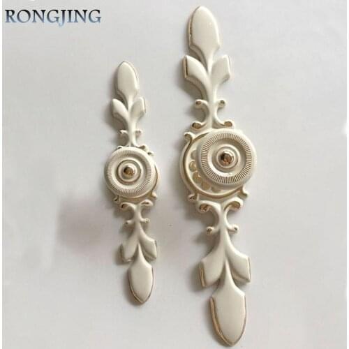 Antique Cabinet Drawer Handles Ivory Vintage Kitchen Cabinet Cupboard Closet Knobs Dresser Closet Wardrobe Pulls 120mm/170mm