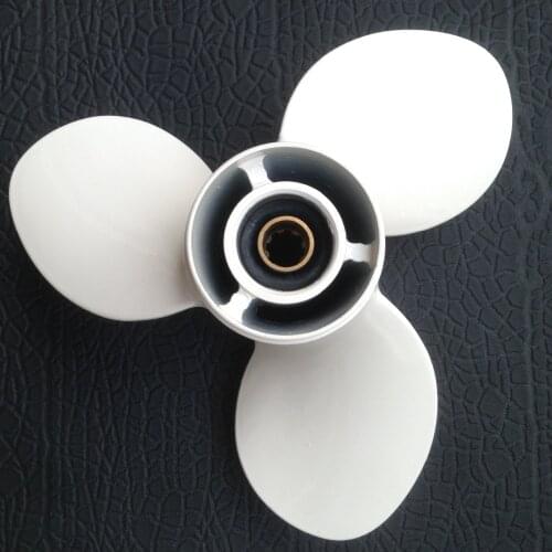 Free shipping hidea propellers 9 1/4x12 for 9.9HP 15hp propellers 8 tooth aluminum propellers outboard marine propeller