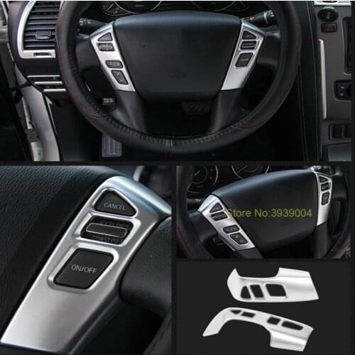 For Nissan Patrol Y62 2017-2018 Silver ABS Chrome Car All Kinds of Interior Accessories Cover Trims Car Styling Auto Accessories