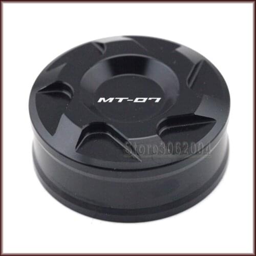 For YAMAHA MT-07 MT 07 MT07 2014-2018 Motorcycle Accessories Aluminum Rear Brake Fluid Reservoir Cover Cap Red/Blue/Gold CNC