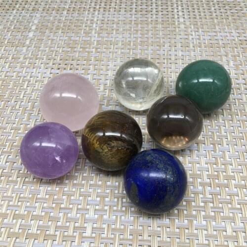 Quartz crystals sphere natural stones and minerals gemstones ball home feng shui crafts decoration