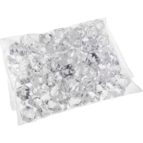 Colorful Translucent Acrylic Crystal Artificial Stones Ice Rocks Gems for Vases Home Decoration Wedding Decor Accessories