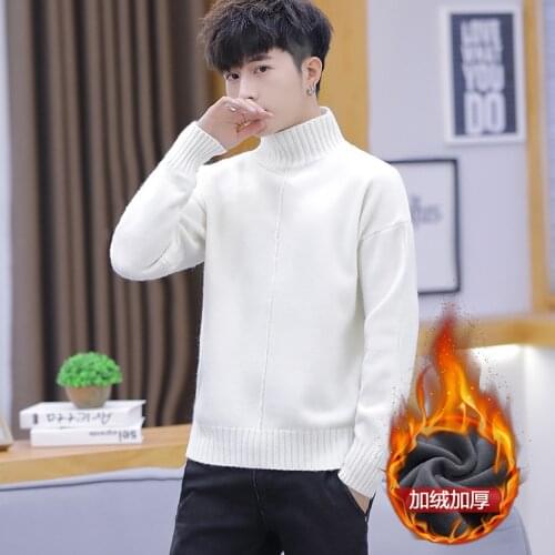 New White Red Mens Sweaters Purple Khaki Black Royal Blue Winter Casual Long Sleeve Set Turtleneck Pullovers Casual Sweater Men