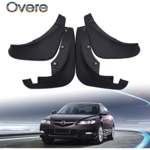 OVERE Car Front Rear Mudguards For Mazda 6 Sedan 2002 2003 2004 2005 2006 2007 2008 Car-styling 1Set Mudflaps Accessories Fender