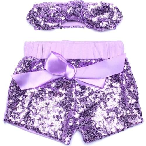 Baby Girl PEACH Sparkle Sequin SHORTS and matching Peach Adjustable Head wrap.Girls birthday outfit Baby Girl sequin shorts SALE