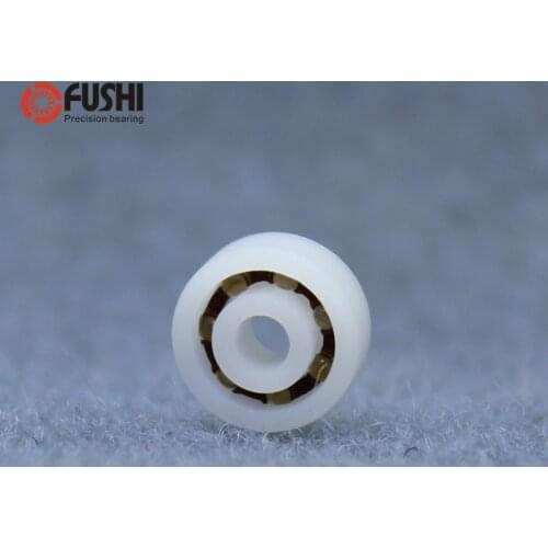 POM Bearing 623 624 625 626 627 628 629 ( 5 PCS ) Glass Balls Nylon Cage Plastic Ball Bearings
