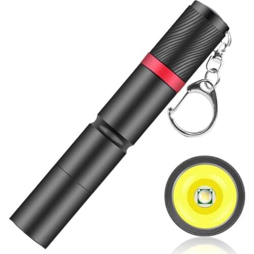 Mini Portable LED Flashlight Pen Light Fixed Focus Zoom 3 Modes Glare flashlight For Emergency Camping Hiking Outdoor Sports