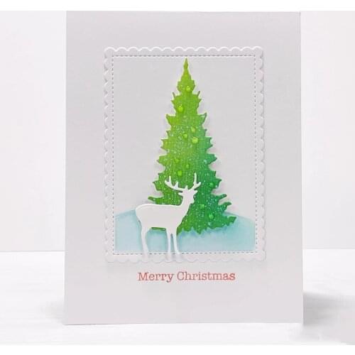 Mmao Crafts Metal Steel Cutting Dies New Christmas deer decoration Stencil For DIY Scrapbooking Paper/photo Cards Embossing Dies