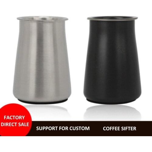 Coffee Powder Sieve 304 Stainless Steel Sieve Powder Mesh Coffee Flour Filter Cup Dustproof Mesh Sieve Coffee and Tea Tool