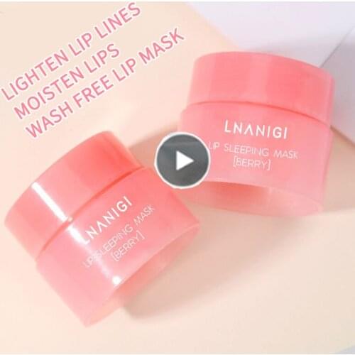 Moisturizing Lip Balm Mask Care Cherry Essence Extract Liquid Lip Hydrating Nutrition Repair Sleep Lip Film Remove Dead Skin New