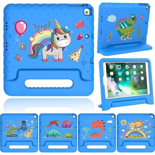 For IPad 5th 6th Generation EVA Cartoon Childrens Protective Sleeve for Air 1 2 Pro 9.7 Inch IPad 2 3 4 Mini 4 5 Tablet Case