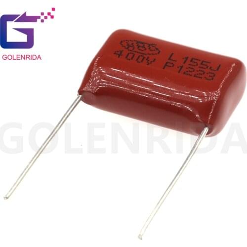 10PCS 400V155J 1.5UF Pitch 20MM 400V 155 1500nf CBB Polypropylene film capacitor