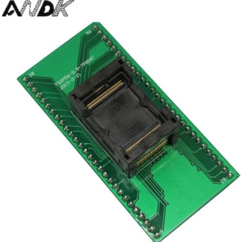 10 pcs / lot ANDK TSOP56 Opentop Programming Socket 0.5 IC Test Socket Flash Burn in Socket Adapter High Quality Eletronic