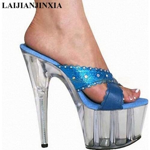 Professional Customize 15 Ultra High Heels Sandals Glitter Platform Bride Wedding Shoes Womens Shoes Crystal Shoes