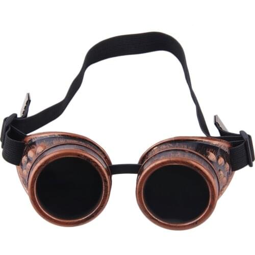 2019 Fashion Retro Steampunk Cyber Goggles Glasses Cyber Goggles Steampunk Glasses Vintage Retro Welding Gothic Sunglasses