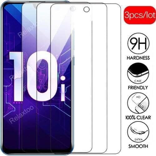 3pcs Tempered glass For Huawei Honor 10i Glass screen protector on For Honor 20 Lite 20 Pro 20i 10 Lite 8x 8a protective Glas
