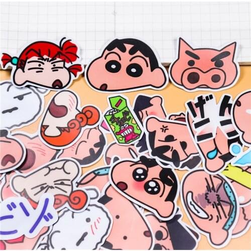 40pcs cute Anime kid Sticker for Luggage Skateboard Phone Laptop Moto Bicycle Wall Guitar/Eason Stickers/DIY Scrapbooking 4.8