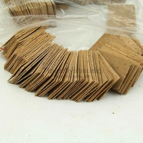 50Pcs Natural Sax Saxophone Neck Cork Sheet 1.5mm