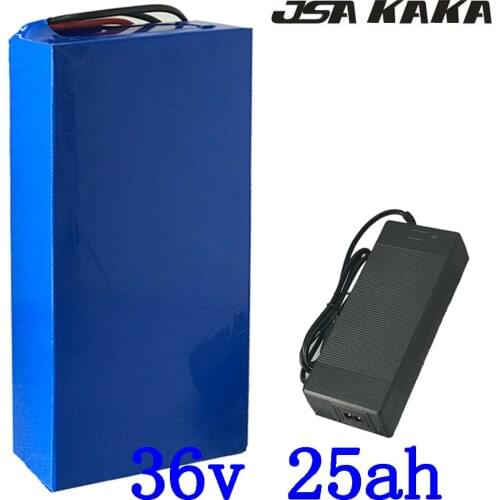 500W 1000W 36V Electric Bike Battery 36V 25AH 20AH Lithium Battery 36V 25AH Ebike Battery with 30A BMS+42V 5A charger free duty