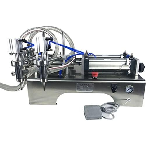 10-100ml Horizontal double-head pneumatic liquid filling machine Automatic quantitative filling machine