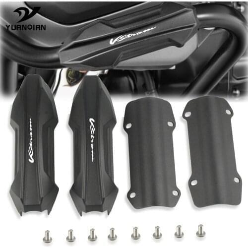 Motorcycle 25mm Engine Crash bar Protection Bumper Decor Guard Block For Suzuki V-Strom DL650/XT DL1000/XT Vstorm DL 650 1000