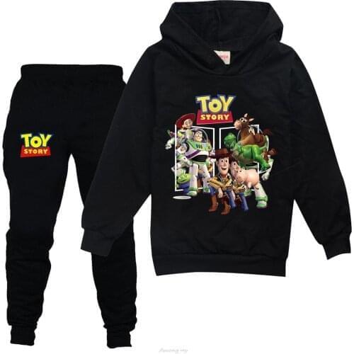 Toy Story 4 Boys Girls Clothing Sets Children Fashion Hoodies And Pant Set Kids Clothing Spring Autumn Sports Suit Tracksuit