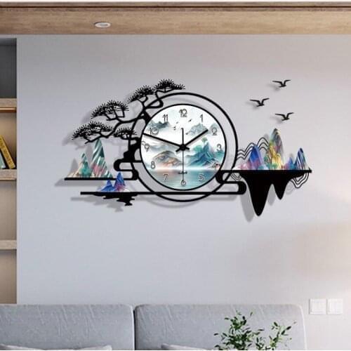 Home Decor Wall Clock Modern Design Simple Wall Digital Clock Wall Decorations Clock Living Room Decoration Clocks