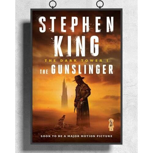 H247 West Fantasy Movie The Dark Tower (3) Wall Sticker Silk Poster Art Home Decoration Christmas gift