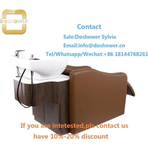 Barber salon furniture with spa salon shampoo hair bed for shampoo massage bed unit