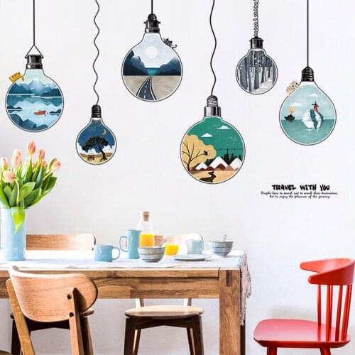 DIY Droplight Wall Stickers Modern Teenager Living Room Bedroom Decor Aesthetic Wallstickers Abstract Pegatinas De Pared Poster