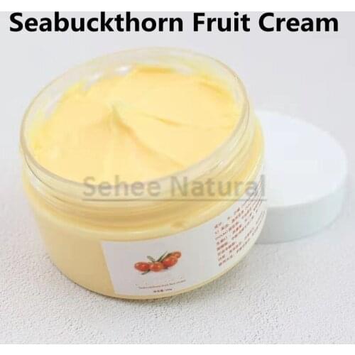 100g Natural VC Seabuckthorn Fruit Cream Anti Oxidant Moisturizing Brighten Skin Color Improve Dark Skin Tone Cream